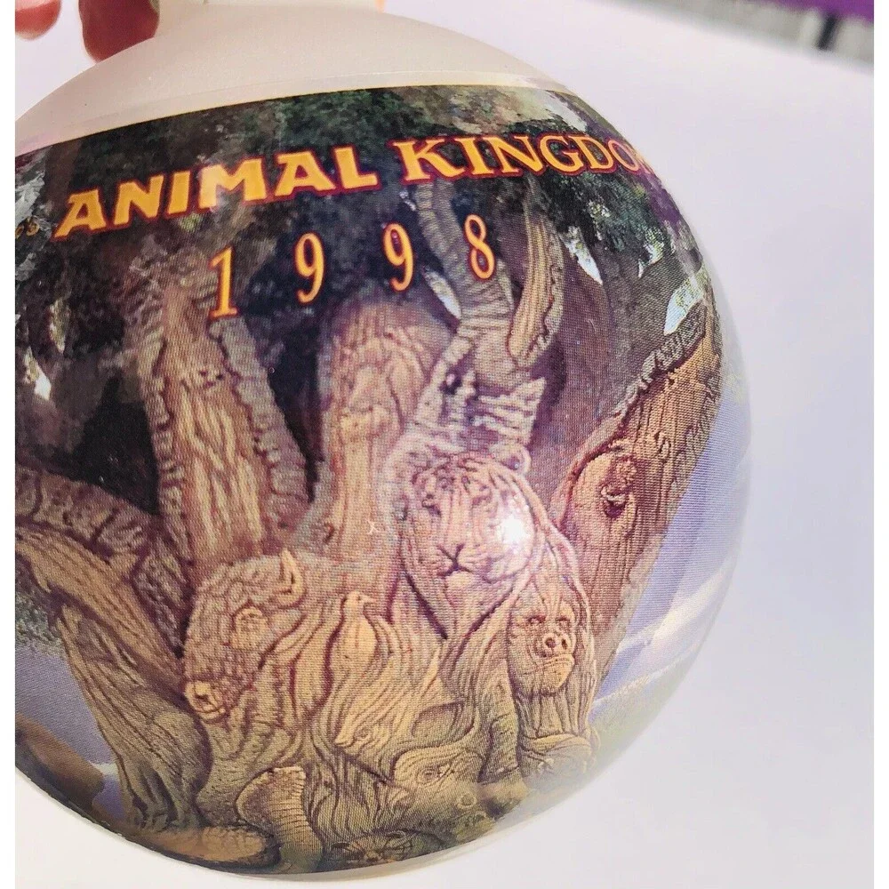 The Disney Store A Decade of Dreams Christmas Ornament Glass 3 Balls Vintage